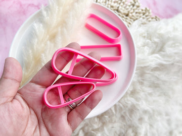 Barrette | Hair Clip Polymer Clay Cutter | Fondant Cutter | Cookie Cutter